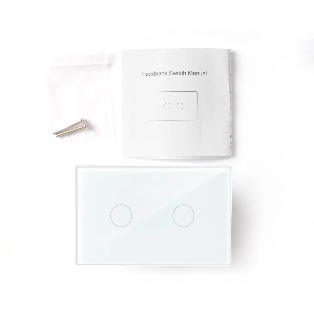 Geeklink Smart Home WiFi Switch для Alexa Google Home Voice Управление освещением Настенный светильник Прерыватель 1 2 3 Gang Smart Remote Control