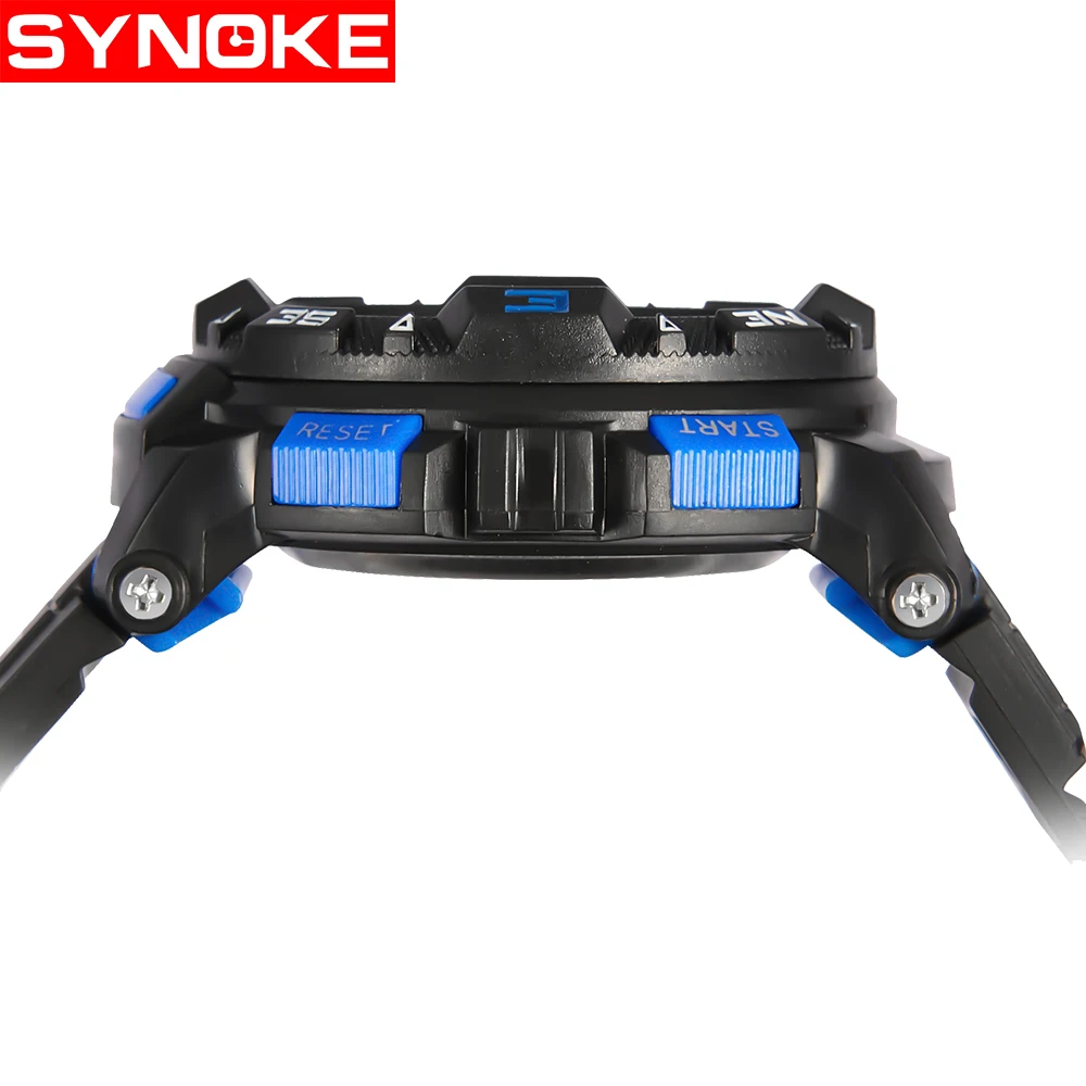 SYNOKE Новый Молодежный Спортивный Повседневное Мода цифровые часы Для мужчин