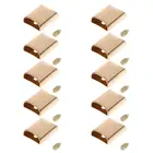 Металлические зажимы для фиксации застежки-молнии, 10 шт., для кожаного ремесла, аксессуары для сумок с винтами, 2019