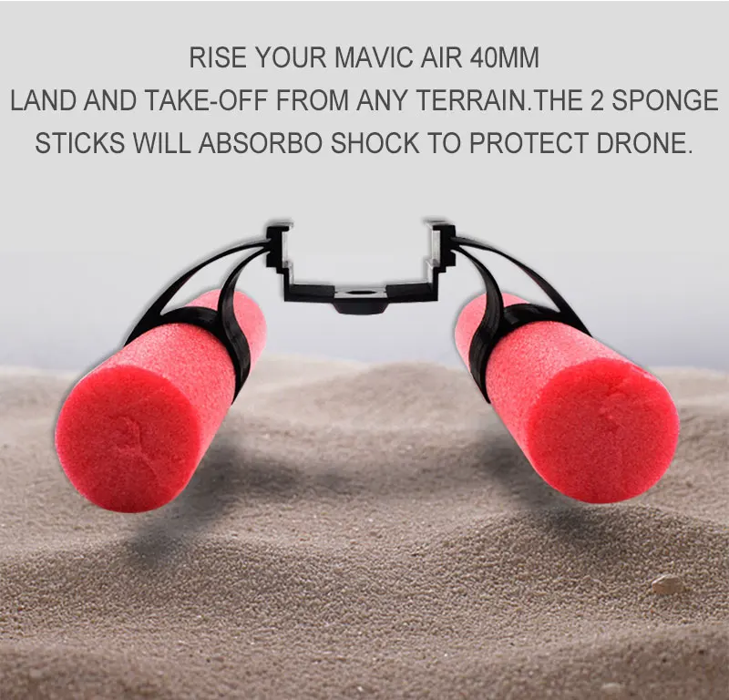 DJI Mavic Air Расширенный посадочный механизм тренировочный комплект не может плавать на воде для mavic air Аксессуары