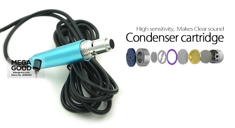3 5 мм аудио разъем проводной мини-микрофон Портативный Стерео конденсаторный