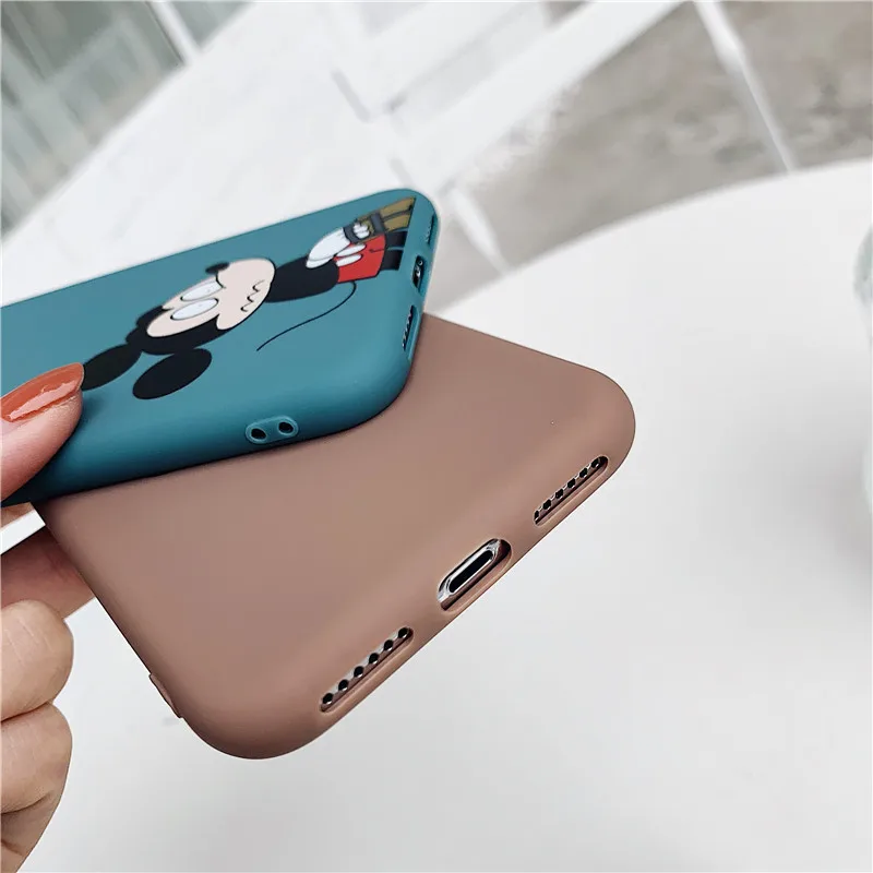 Sweetheart Mickey Minnie Mouse for iPhone XR Soft Silicone Case Fundas For Apple 7 6 6S 8 Plus Xs Max X Cases Coque Cover |
