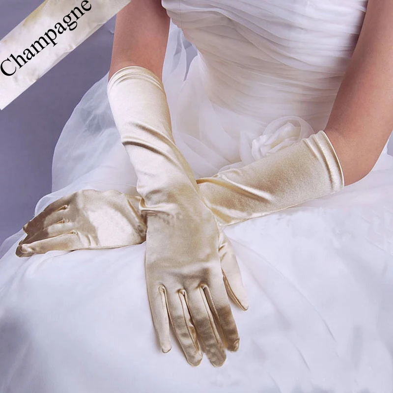 Zyllgf Ганц De Mariage Pour Femme локоть Длина Свадебные перчатки Длинные атласные вечерние Прихватки для мангала Свадебные аксессуары bpn1