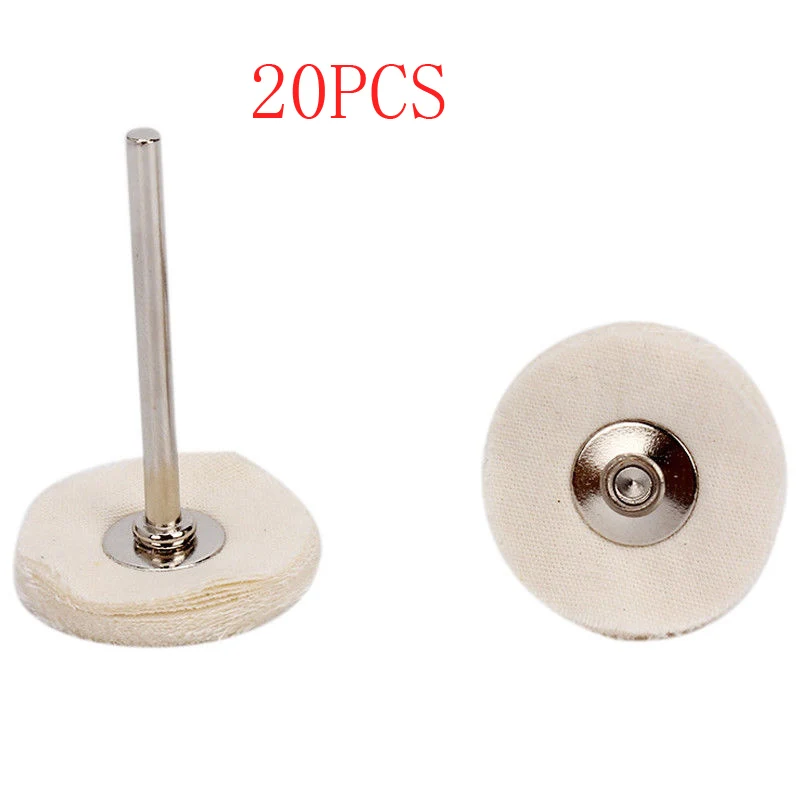 

Новинка, 20 шт., 1/8 дюймов, хвостовик 1 дюйм, Полировочная щетка для дрели Dremel
