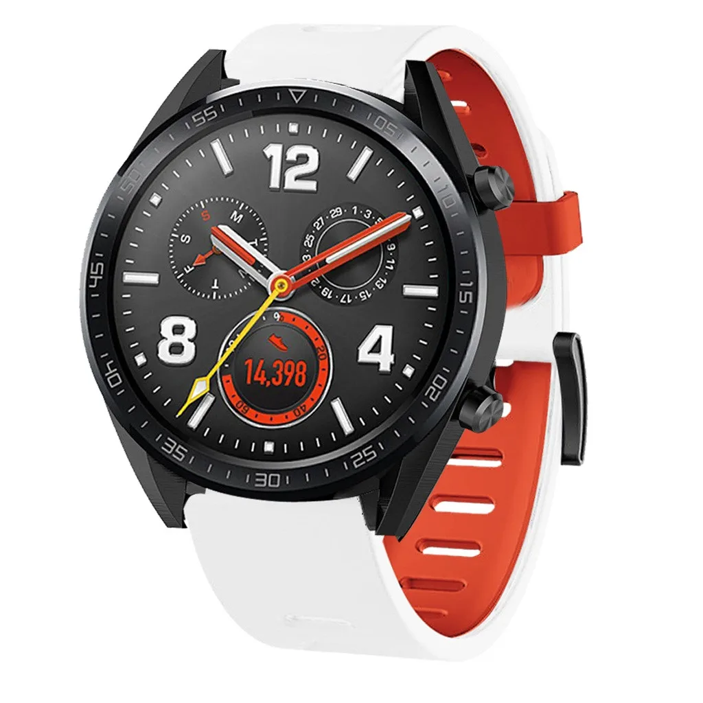 Модные сменные спортивные силиконовые часы ремешок для huawei Watch GT ремешок Смарт-часы аксессуары ремешок для часов
