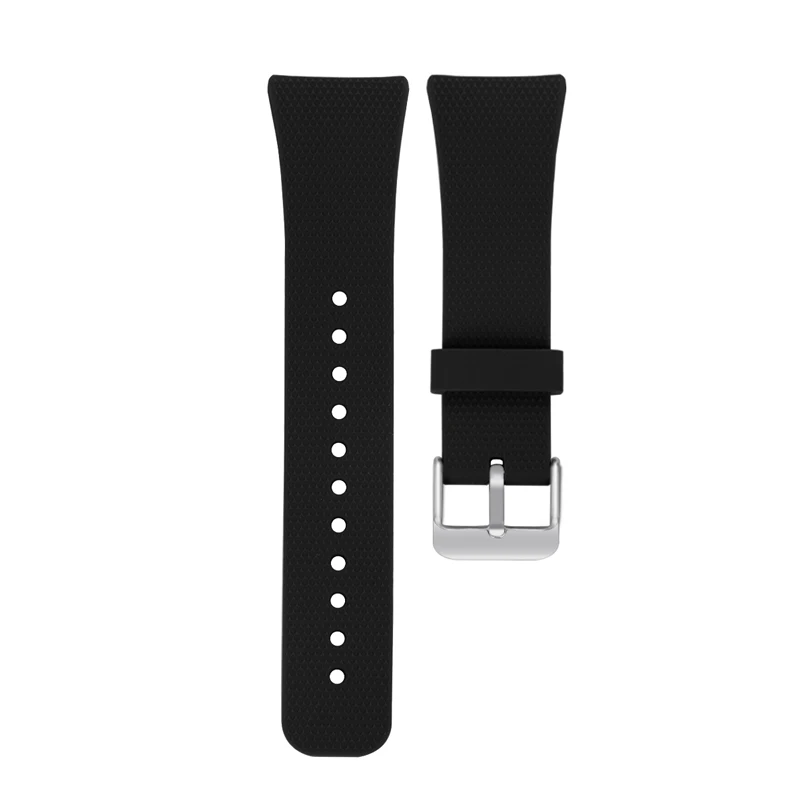 Спортивный силиконовый ремешок для samsung gear Fit 2 Pro/Fit 2 band смарт-часы сменный Браслет для samsung gear Fit2 Pro/Fit2 - Цвет ремешка: black
