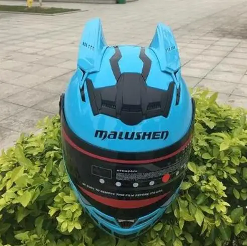 Мотоциклетный шлем malushen всесезонный на все лицо защита от падения для мужчин и