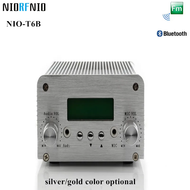 

Бесплатная доставка Профессиональный NIO-T6B 6 Вт FM Bluetooth аудио Вещательное оборудование для вождения автомобиля Кино