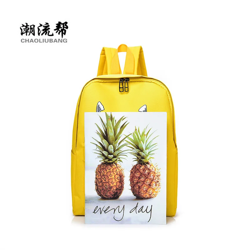 4-piece Set Letter Backpack Schoolbag Nylon Casual Waterproof Bag School Mochila Shoulder | Багаж и сумки