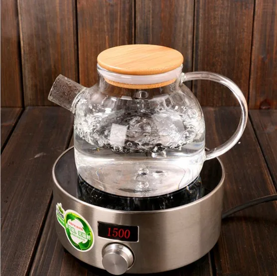 

1PC 1000ml 1600ml Heat Resistan Glass Teapot Simple Kettle Tea Pot Convenient Office Tea Coffee Pot JM 1007