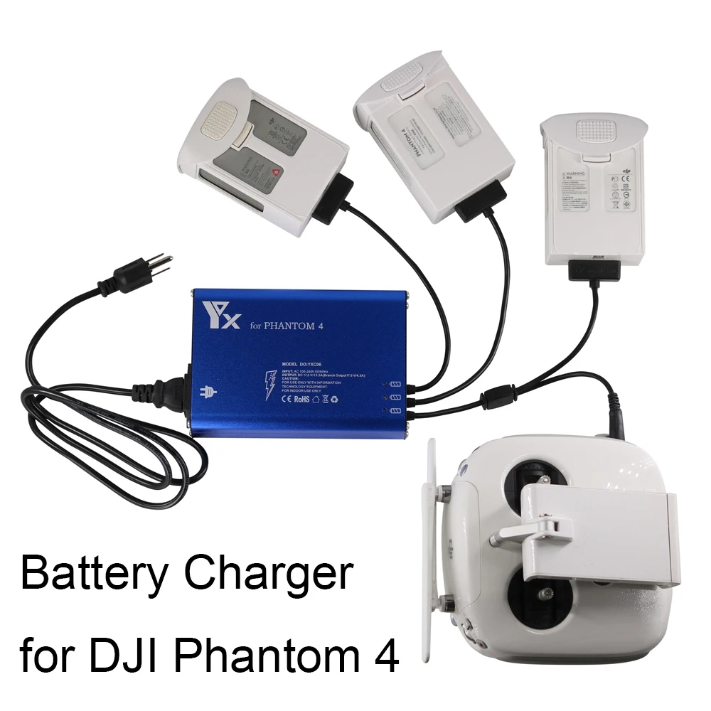 4 в 1 зарядное устройство Phantom Зарядное быстрой интеллигентая (ый) USB для DJI pro Advanced