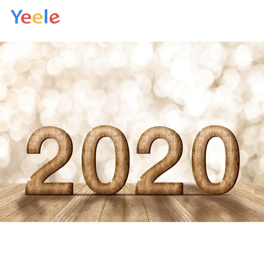 Yeele 2020 новый год зерна боке огни семья партия фотографии