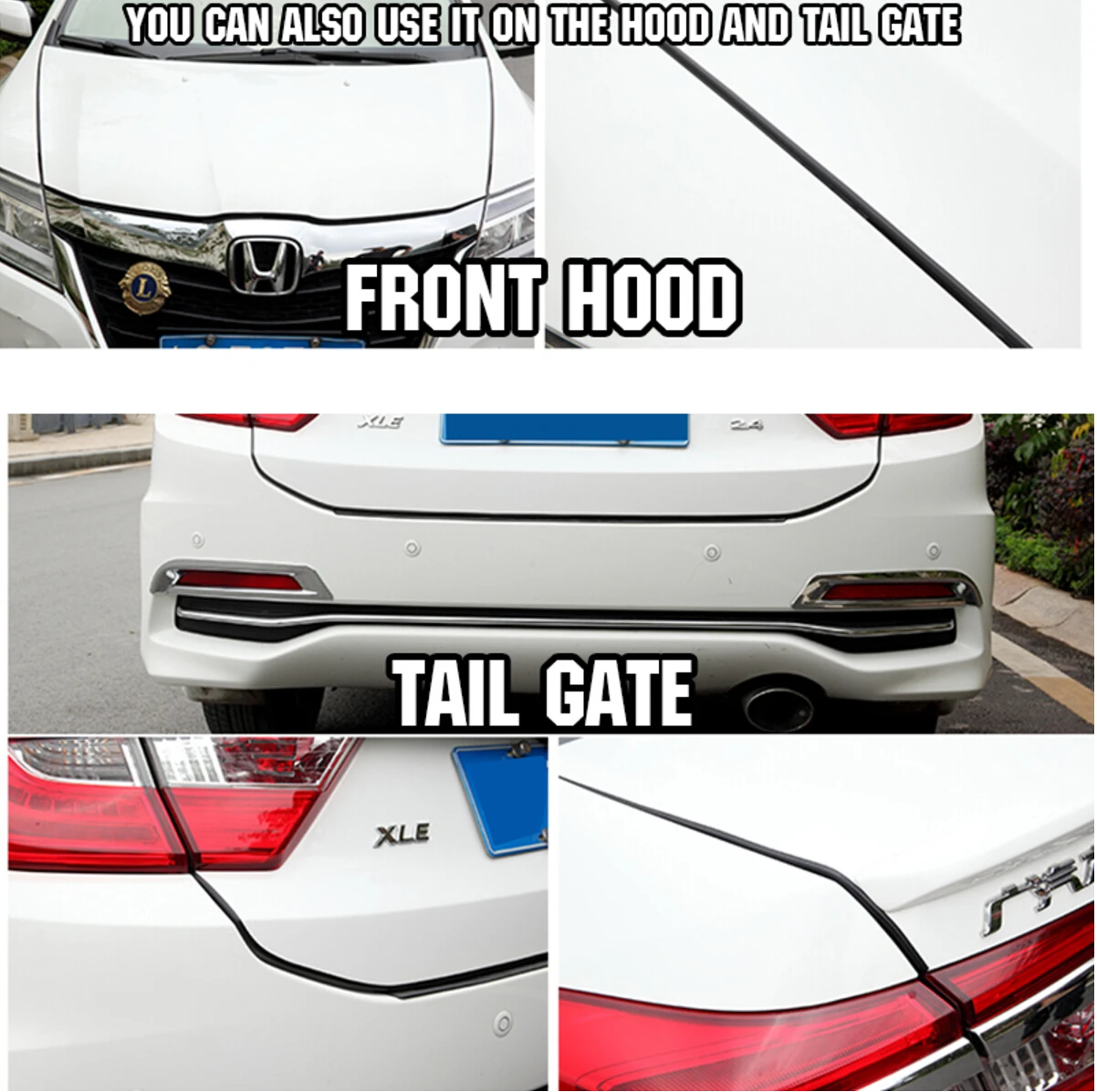 Защитная полоса для края автомобильной двери от царапин руководителя SSANGYONG Rexton