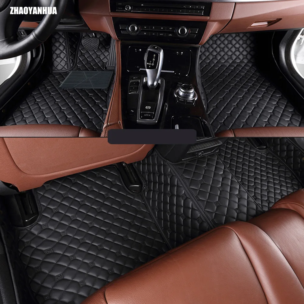 

Custom fit car floor mats special for Audi A4 B5 B6 B7 B8 allraod Avant A3 A6 C6 C7 A7 A8 Q3 Q5 Q7 5D car styling carpet rugs