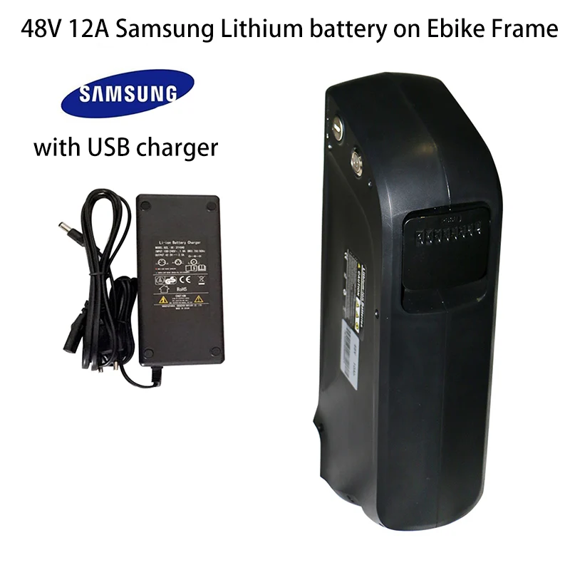 36 В/48 в SAMSUNG LG литиевая батарея электрический велосипед 18650 ячеек литий-ионный 48 В 16А USB зарядное устройство 48 В Ebike батарея Велоспорт питание - Цвет: 48V 12A Samsung