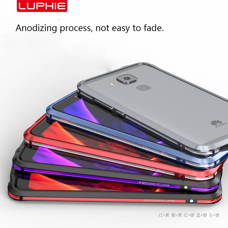 Бренд LUPHIE защитный чехол класса люкс для Huawei Nova plus алюминиевая металлическая