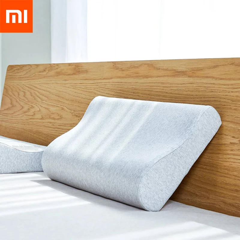 Оригинальная Подушка Xiaomi для защиты шеи подушка с эффектом памяти удобная