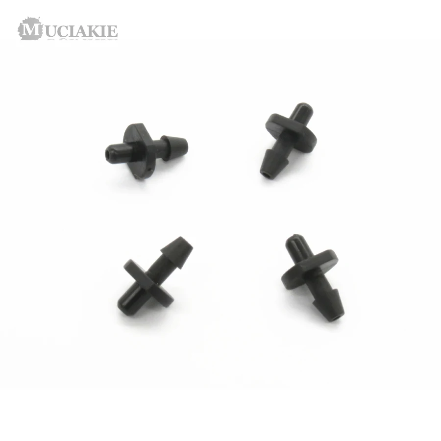 MUCIAKIE 40 шт. 4 2 мм плоский конец до 3/5 садовый шланг соединитель 3/8 '' колючий