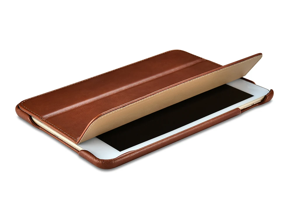 ICARER для iPad Mini чехол винтажный из натуральной кожи флип-Фолио умный чехол для iPad Mini 5 чехол Авто спящий мешок