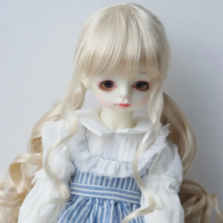 Bjd куклы парики с DIY волос кудрявая коса многоцветный дополнительно 1/6 кукла парик