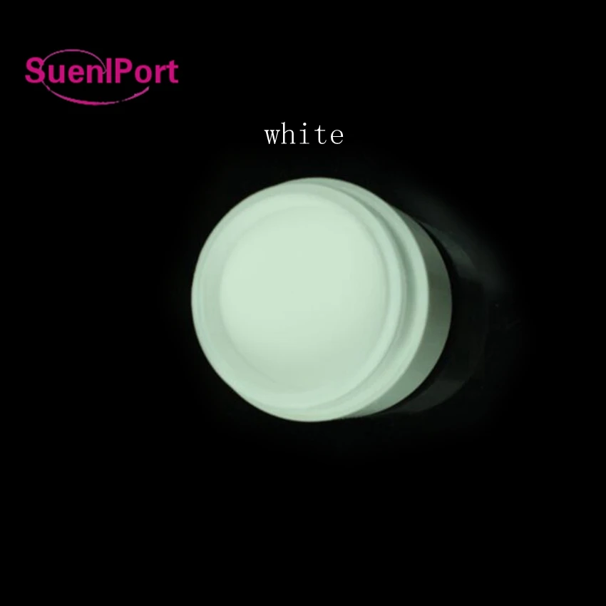Белый SunelPort 1 ПК акрил порошок прозрачный арт для ногтей советы строитель прозрачный розовый белый кончик ногтей пыль Маникюр Ногтевой Салон DIY материал 15 г - Цвет: Белый