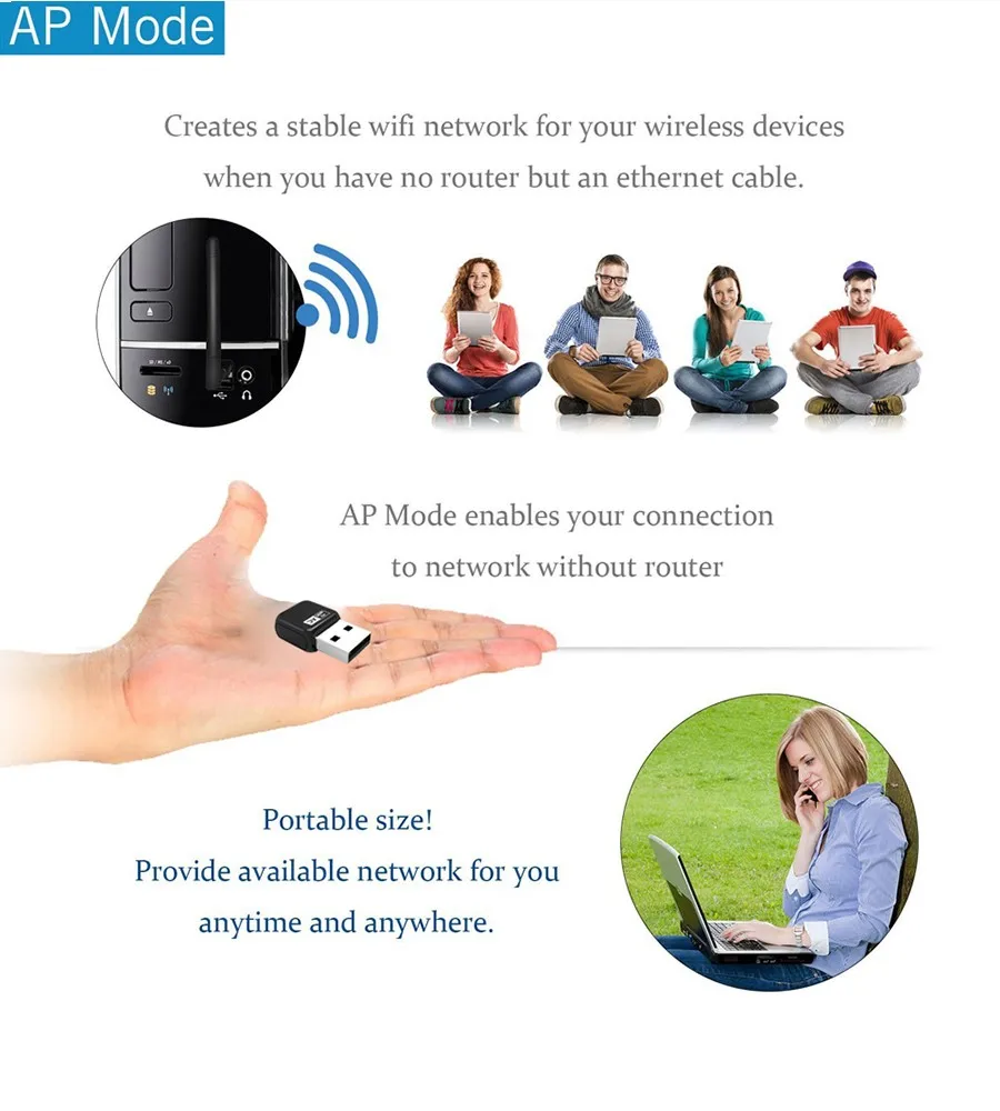 Wavlink AC600 двухдиапазонный Wi-Fi usb Адаптер 2,4G и 5G сетевой адаптер LAN карта wifi адаптер usb wifi ключ сетевая карта с интерфейсом usb