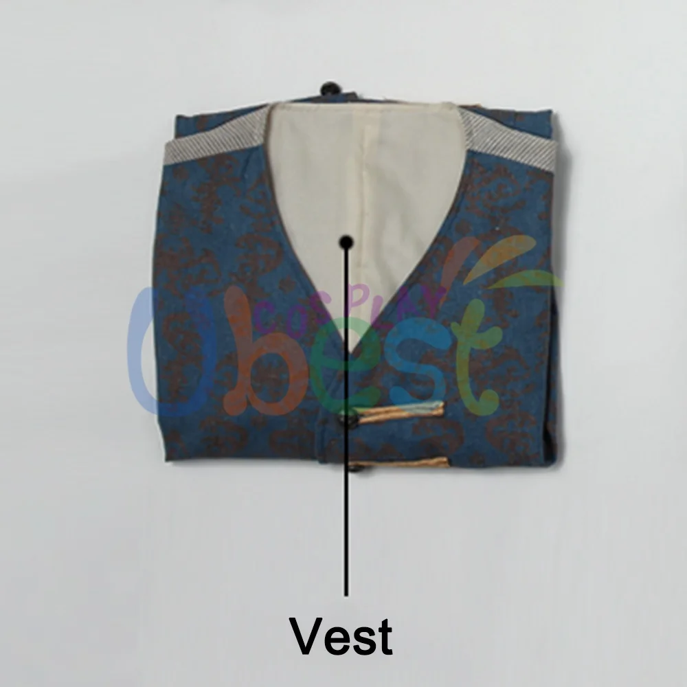 Пираты Карибского моря Салазар месть капитан Джек Воробей Костюм для косплея - Цвет: Vest