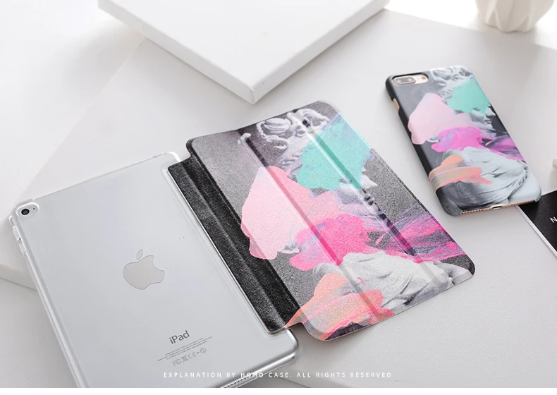 Литерал Чехол-книжка на магнитной застежке чехол для iPad воздуха Air2 Pro 9,7 11 10,5 10,2 12,9 Mini2 на возраст 3, 4, 5, планшетный чехол Крышка для iPad 9,7