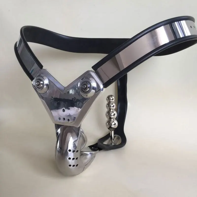 Новый мужской супер эргономичный регулируемый пояс верности из нержавеющей