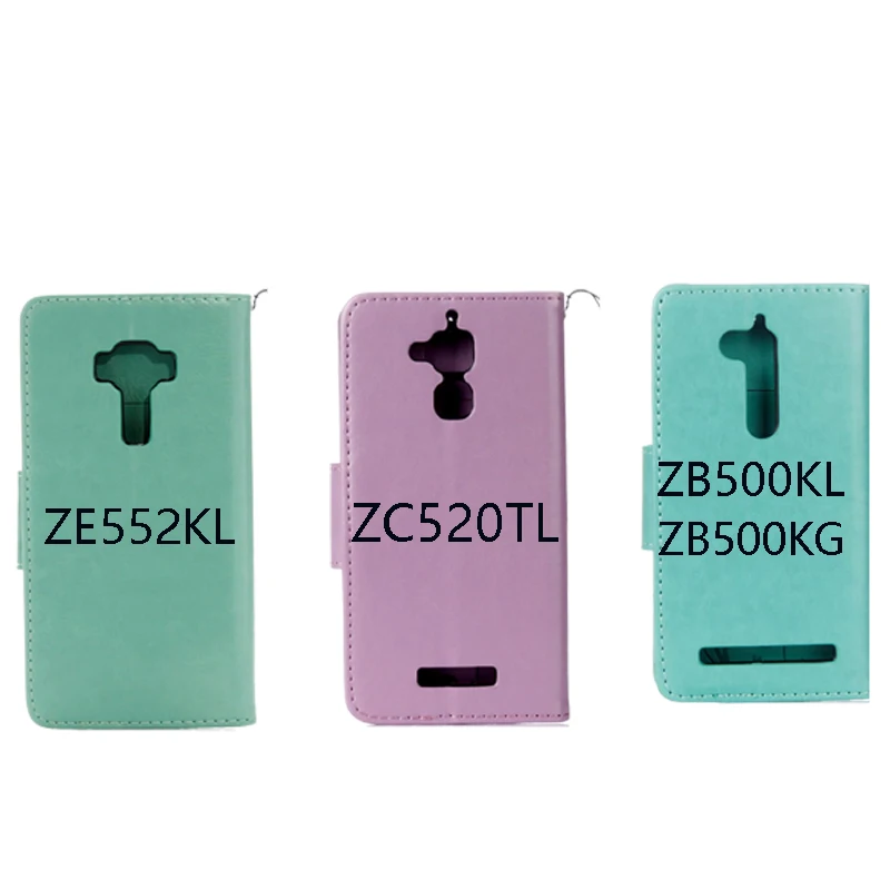 Флип чехол для ASUS ZenFone Go ZB 500KL ZB 500KL 500 ZB 500 кг кошелек кожаный чехол для телефона для Asus_Zenfone ZenFone 3 Max ZC520TL ZE552KL
