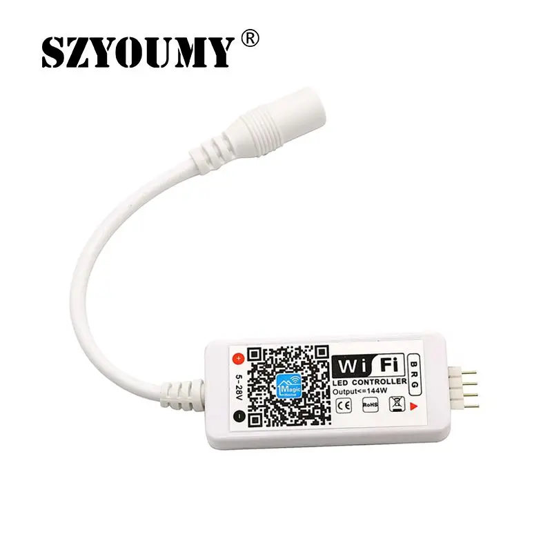 Умный контроллер SZYOUMY Mini RGB RGBW с Wi-Fi 16 миллионов цветов для светодиодных лент