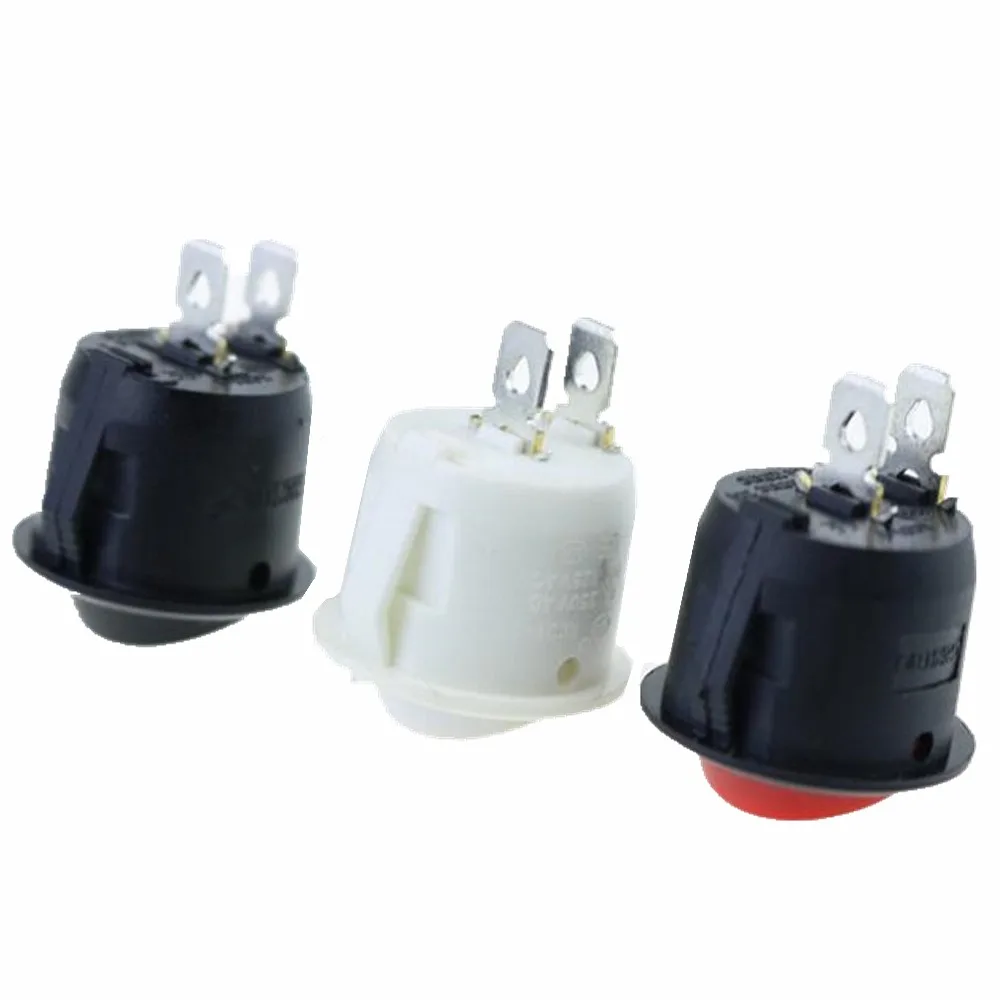 KCD1 105 AC 6A 10A 250V On Off клавишный переключатель черный 2 контактный выключатель