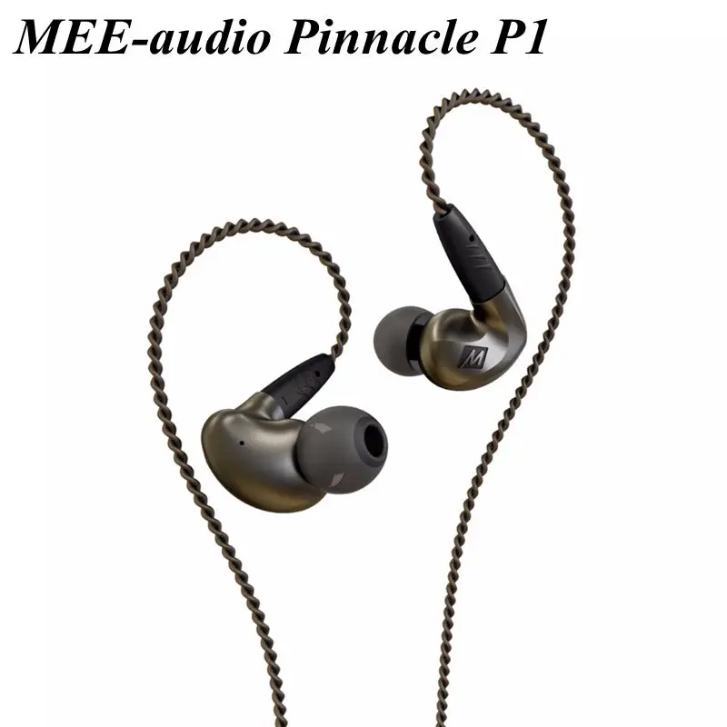 Оригинальные стереонаушники MEE Audio Pinnacle P1 Аудиофильные Hi Fi наушники вкладыши со