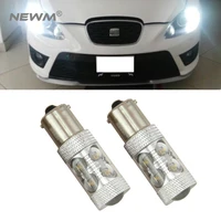 2pcs high power 50w amberyellow error free bau15s 7507 py21w 1156py cree chips led bulbs for front turn signal lights lamp