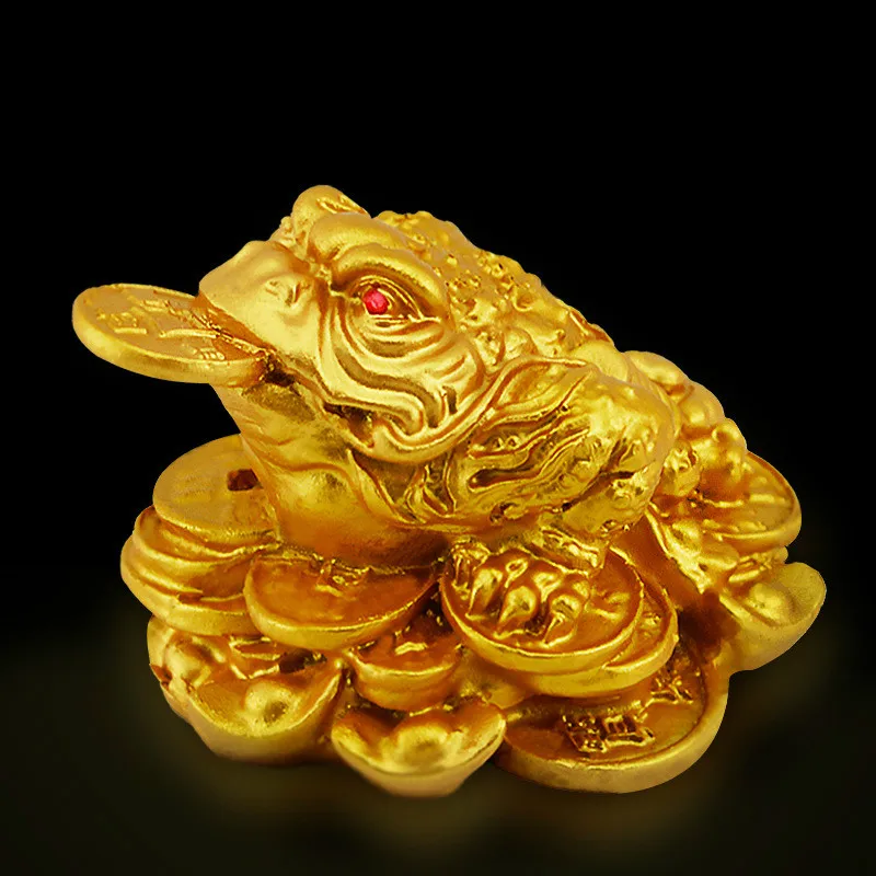 Высота 5 см каучуковый Золотой Цикада фэншуй декоративный магазин открывается