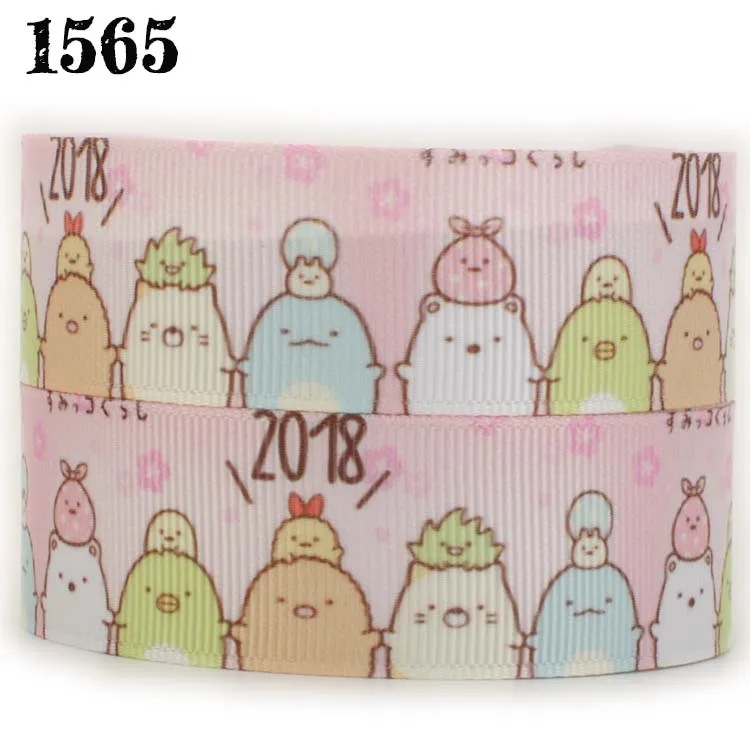 10/20/50/100 ярдов новый 7/8 &quot22 мм 10 мультфильм sumikko gurashi рождественские ленты с принтом