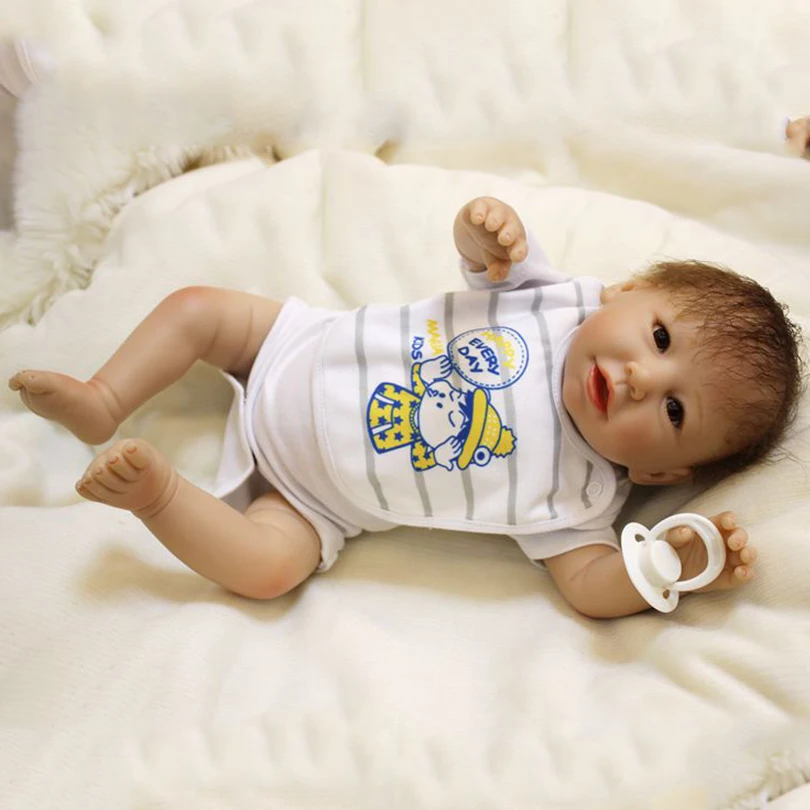 50 см высококачественные детские куклы ручной работы силиконовые Новорожденные