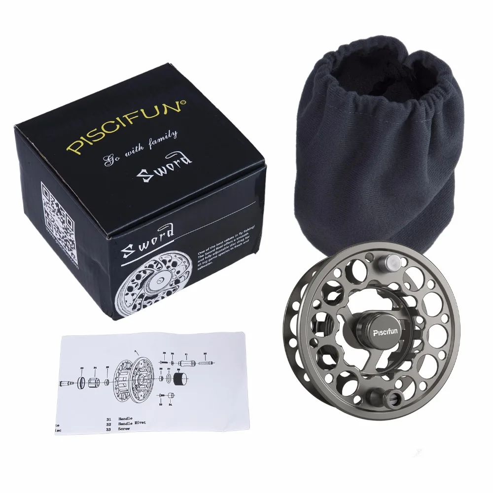 Запасная шпуля Piscifun Sword для нахлыстовой катушки с обработанным на станке ЧПУ