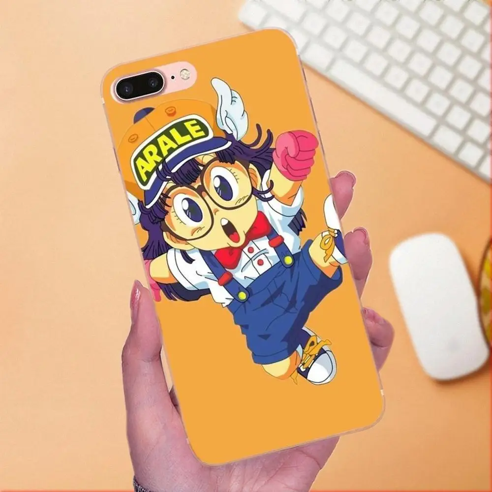 Аниме Dr. Slump Arale маленькую девочку samsung Galaxy Note 5 8 9 S3 S4 S5 S6 S7 S8 S9 S10 mini Edge рlus Lite мягкий