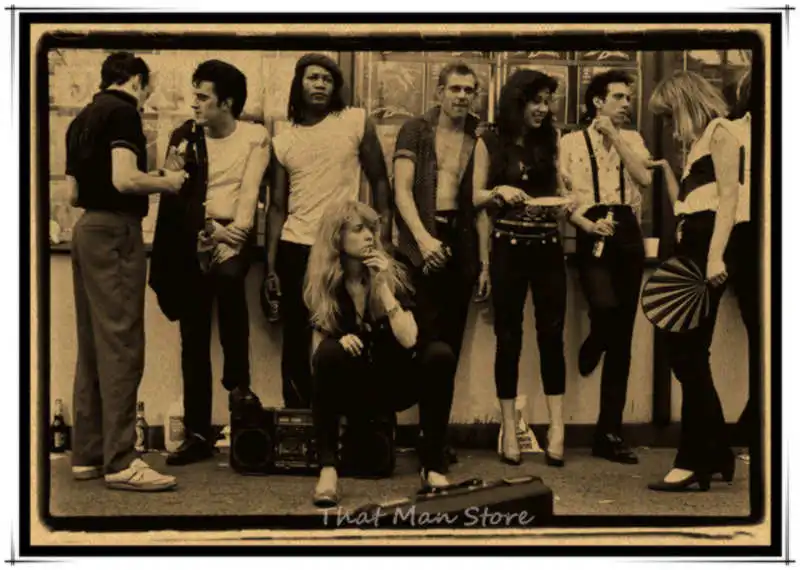 Винтажный Ретро рок браслет The Clash музыкальная гитара матовая крафт бумага постер