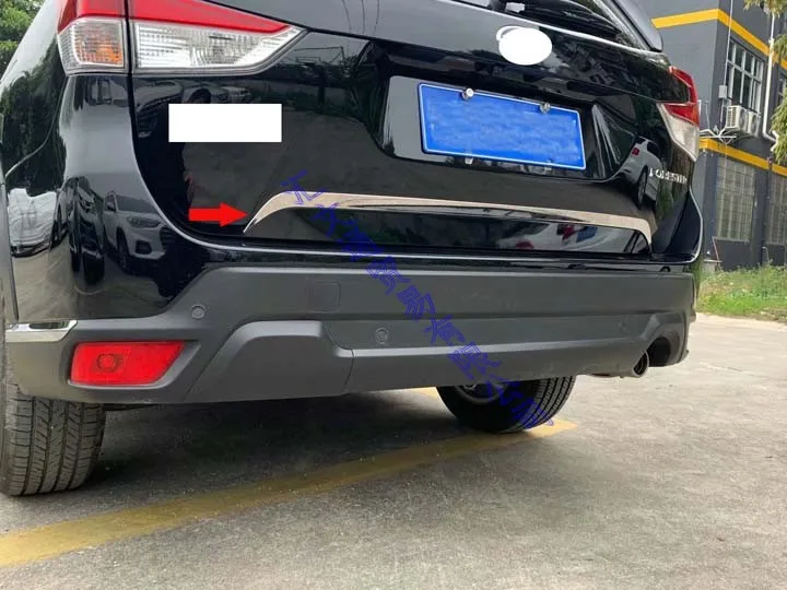 Декоративные аксессуары для Subaru Forester SK 2018 2019 задние ворота из нержавеющей