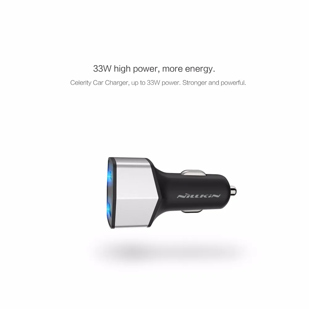 Nillkin 2 порта двойной Переходник USB для зарядки в машине зарядное устройство micro type-C