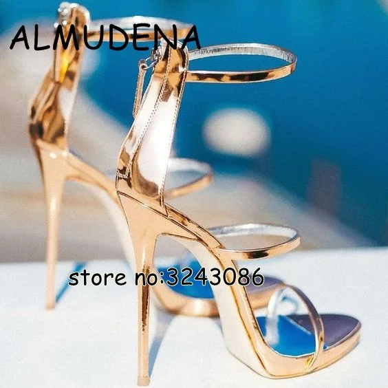 Сандалии гладиаторы женские на высоком каблуке модные босоножки с ремешком