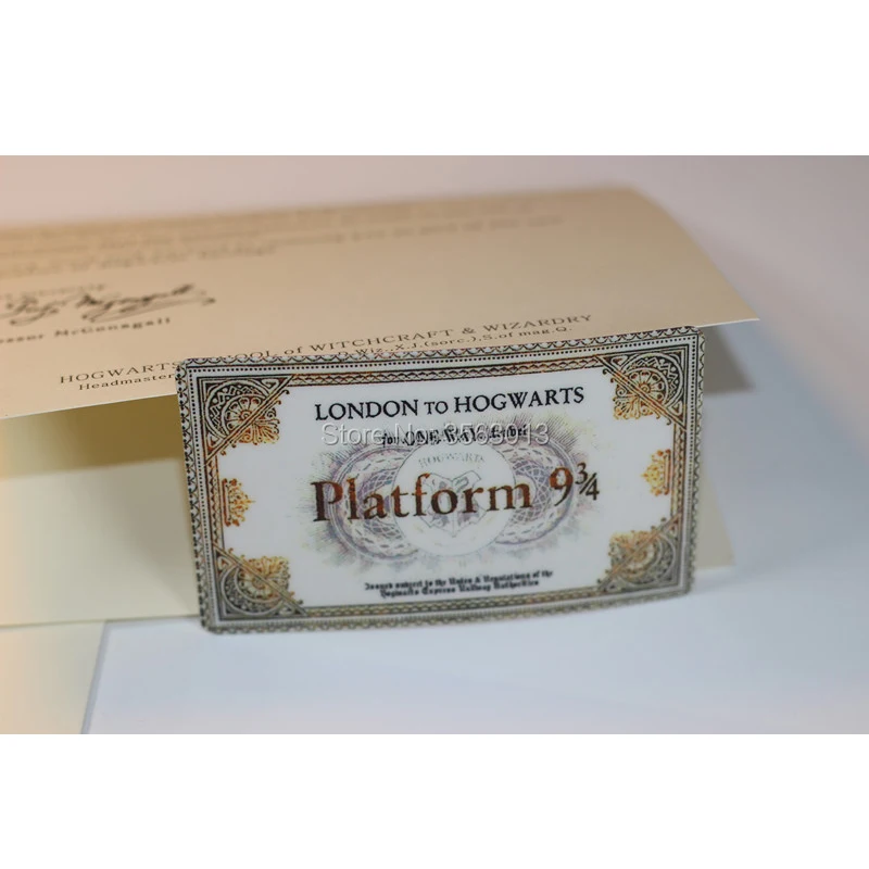 50 шт. в упаковке Водонепроницаемый поверхности London Express Реплика ж/д билетов с