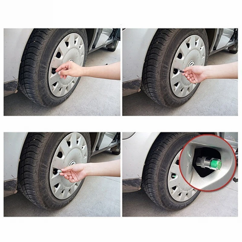 4 шт./лот, автомобильный 2,2, 2,4 Бар, 32PSI, датчик давления в шинах, клапан, датчик крышек, глаз, воздушный оповещение, инструменты для мониторинга давления в шинах, автомобильный стиль