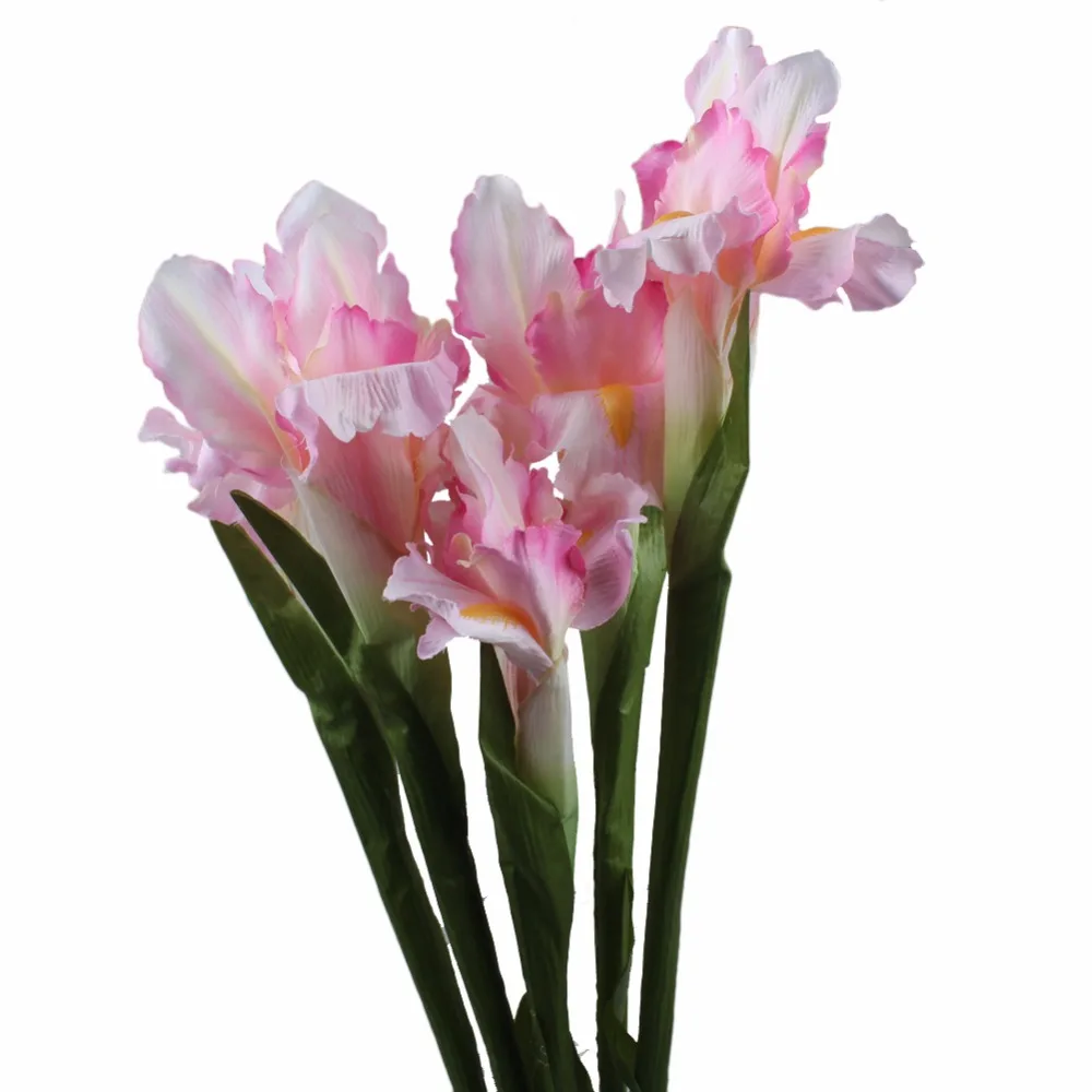 

OurWarm 10pcs Artificial Fake Flowers Wedding Home Decoration Six Colors Iris Party Supplies Artificial Flowers DIY Decoration
