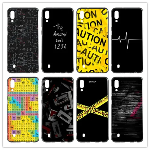 Черными буквенными принтами и мягкий TPU мобильный чехол для телефона samsung Galaxy S3 S4