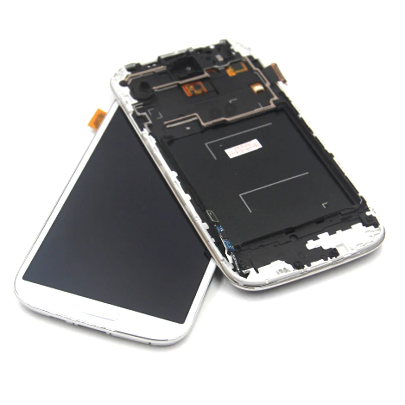 ЖК-экран для SAMSUNG Galaxy S4 ЖК-дисплей I9500 i9505 сенсорный экран дисплей с рамкой замена