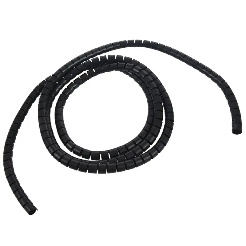 2 м 10 мм внутренний диаметр. Черная спиральная оболочка Кабельный органайзер