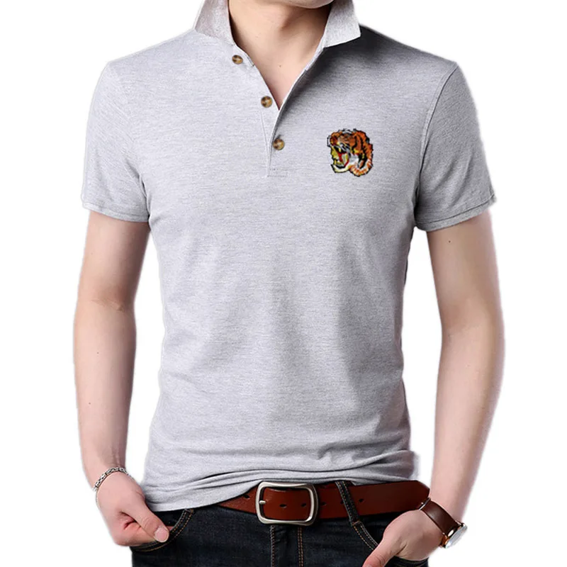 Высококачественное тонкое Брендовое поло одежда для мужчин Повседневная